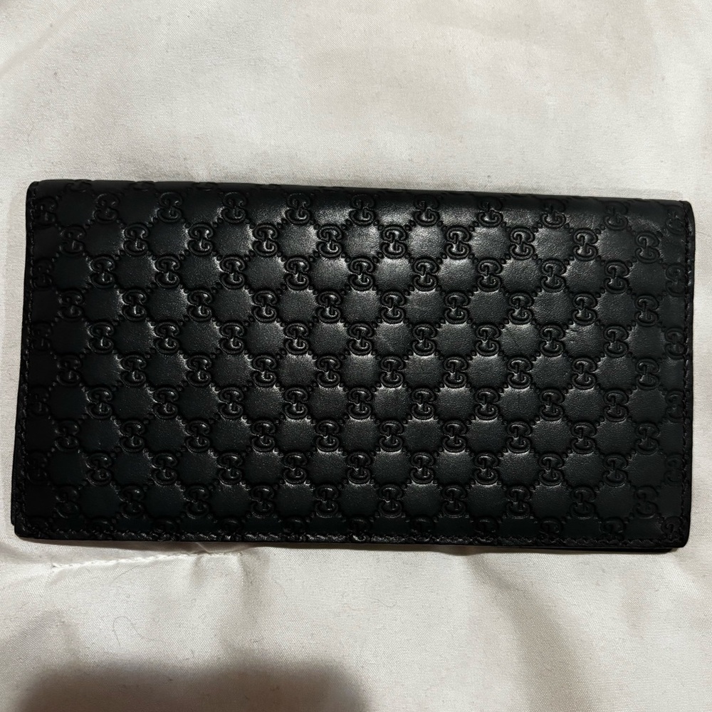 Authentic Gucci Microguccissima Leather Long Wallet